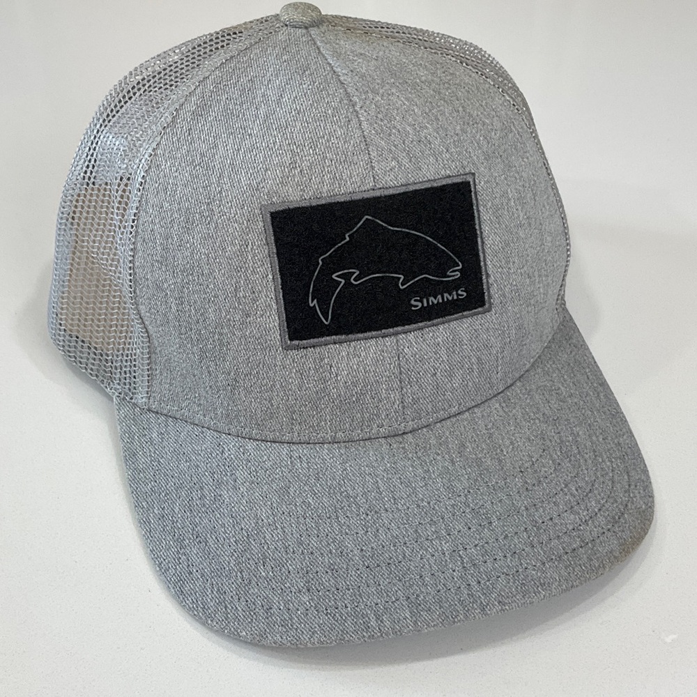 Simms Heather Gray Trucker Cap - image 1